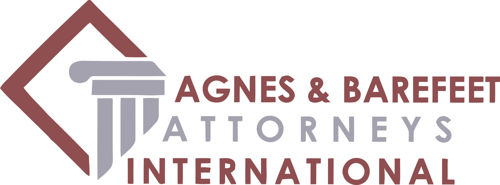 Agnes & Barefeet Attorneys International Logo