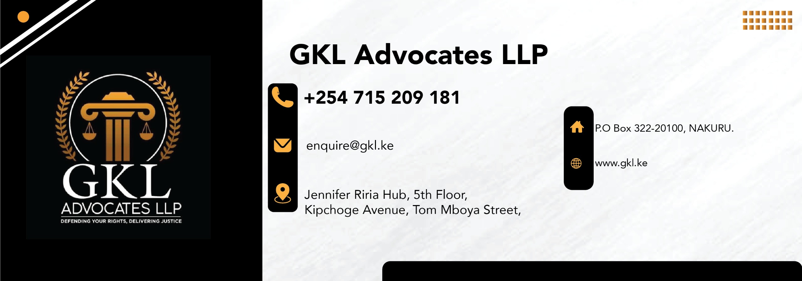 GKL ADVOCATES LLP  Logo